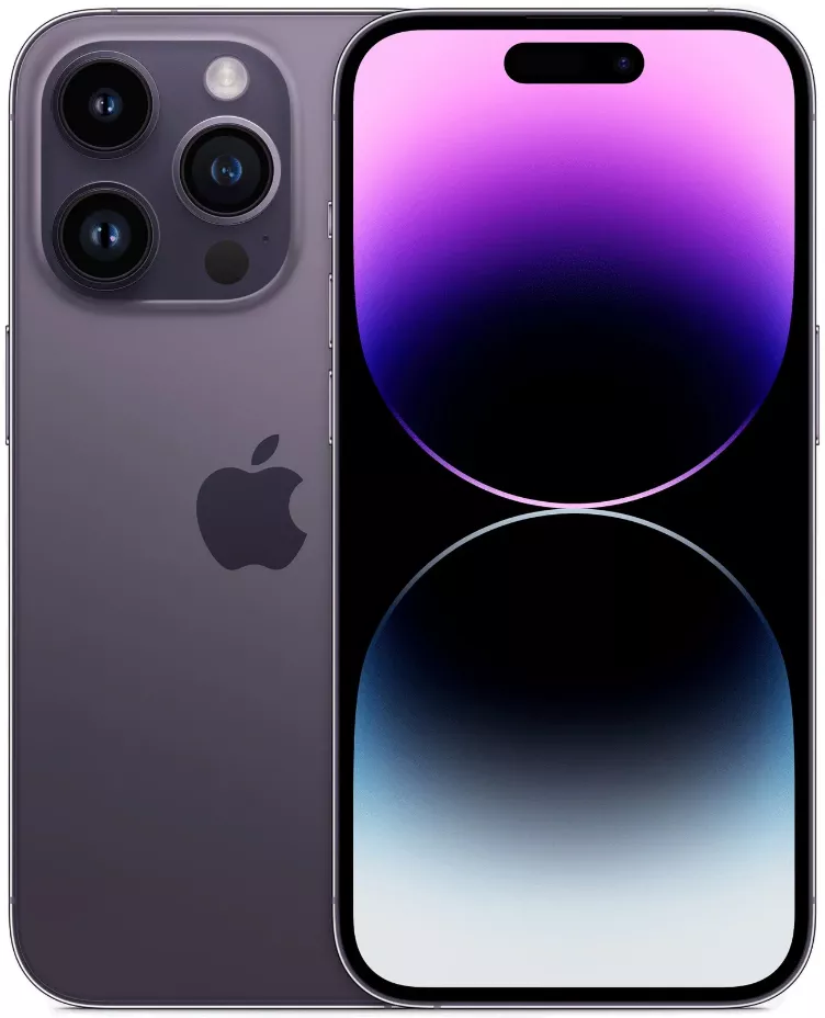 Смартфон Apple iPhone 14 Pro 256 Гб, фиолетовый, Dual SIM (nano SIM+eSIM)